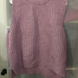 a new day Mauve Crew Neck Sweater Vest